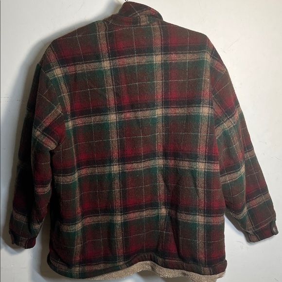 Woolrich Vintage USA Hunting Woodsman Wool Blend Sz Large Coat Flaw - Picture 10 of 11